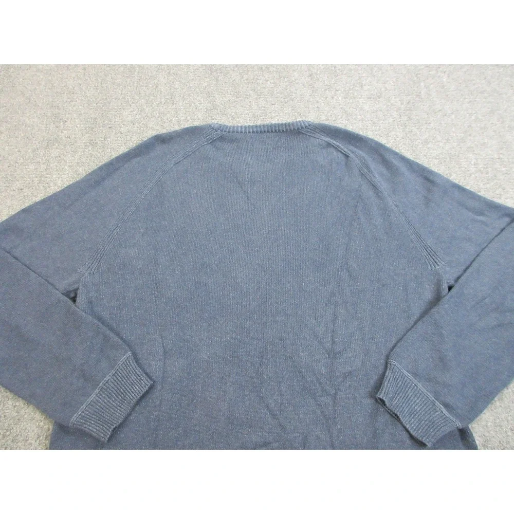 Polo Ralph Lauren Sweater Mens 2XL Blue Cotton Knit Pullover Casual
